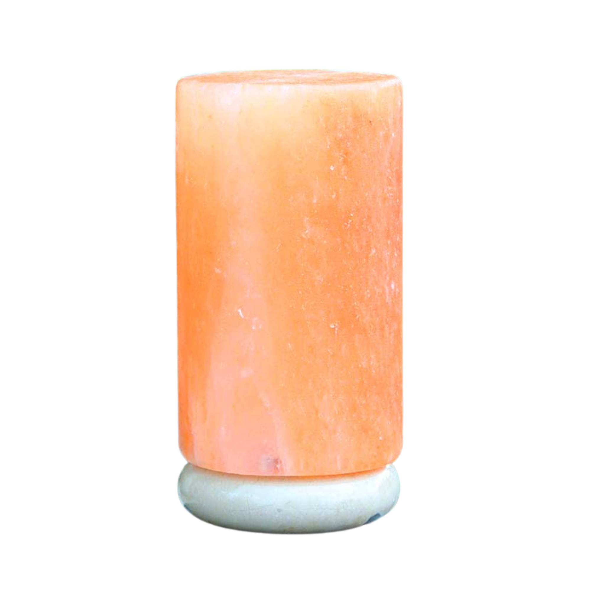 V238-SUPDZ-32752437166160-202507252030-00 12V 12W Cylinder Himalayan Pink Salt Lamp Carved Rock Crystal Light Bulb On/Off - Image 1