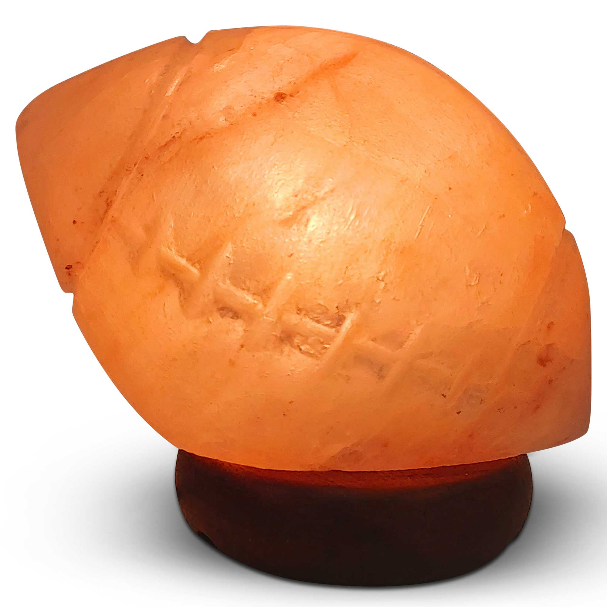 V238-SUPDZ-32752465641552-202507252031-00 12V 12W Rugby Himalayan Pink Salt Lamp Carved Footy Rock Crystal Light Bulb On/Off - Image 1