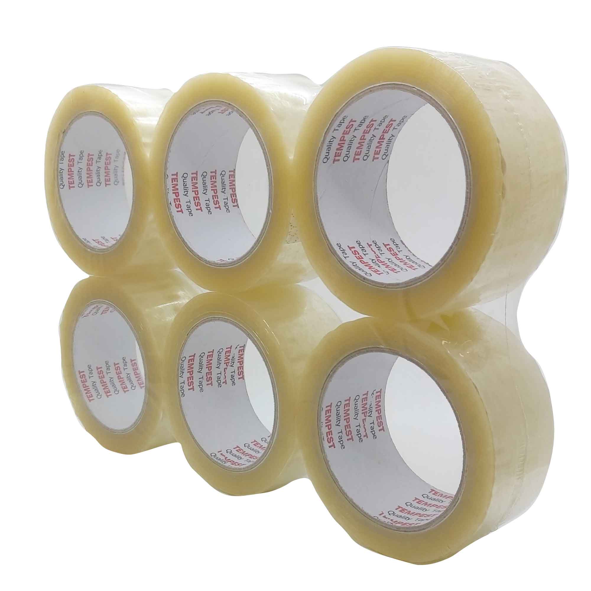 V238-SUPDZ-32954802995280-142846-00 6x Clear Hotmelt Packaging Tape 48mmx75m Heavy Duty Shipping Packing Adhesive - Image 1