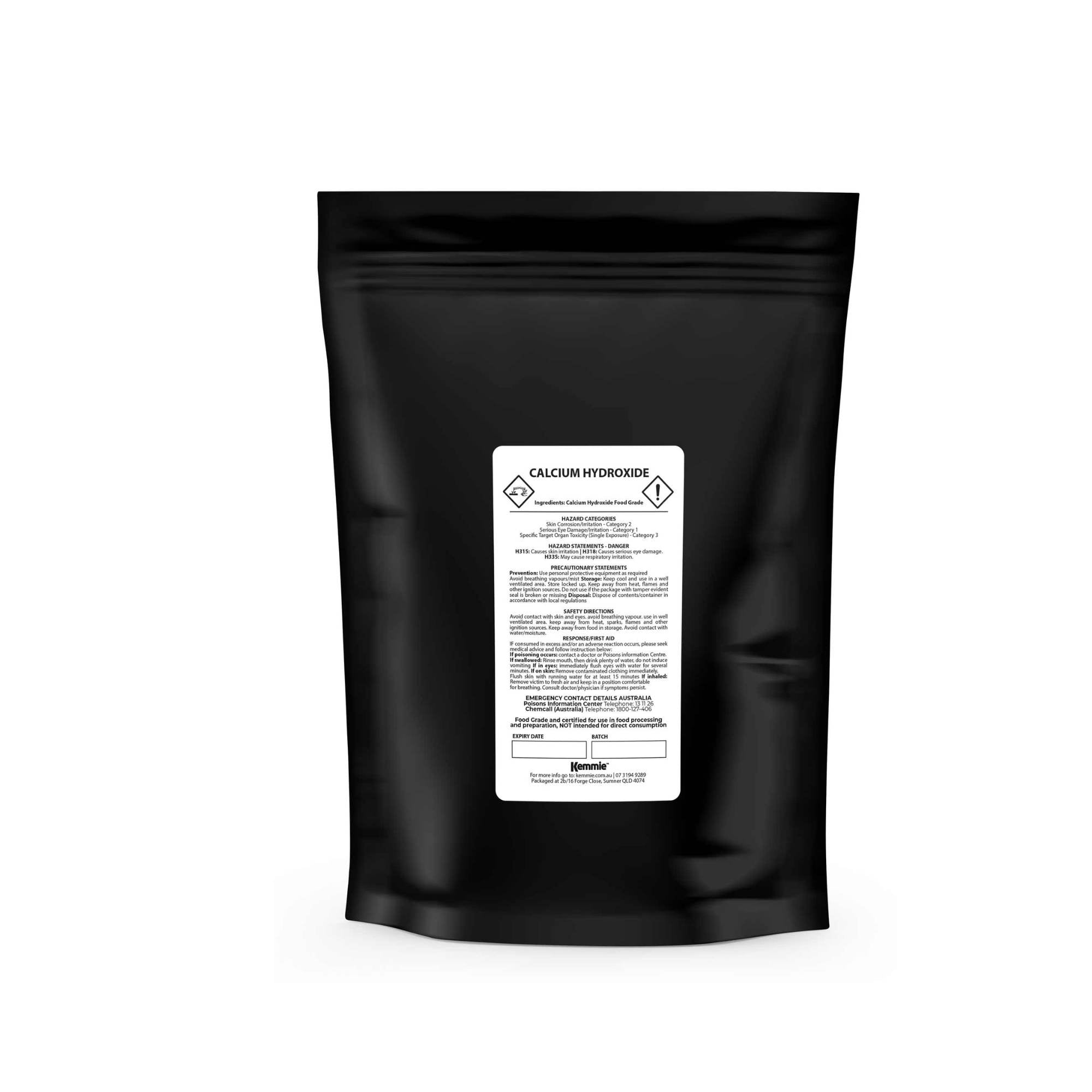 V238-SUPDZ-33021032530000-202509041541-00 1Kg Food Grade Calcium Hydroxide Powder - FCC Hydrated Slaked Pickling Lime - Image 1