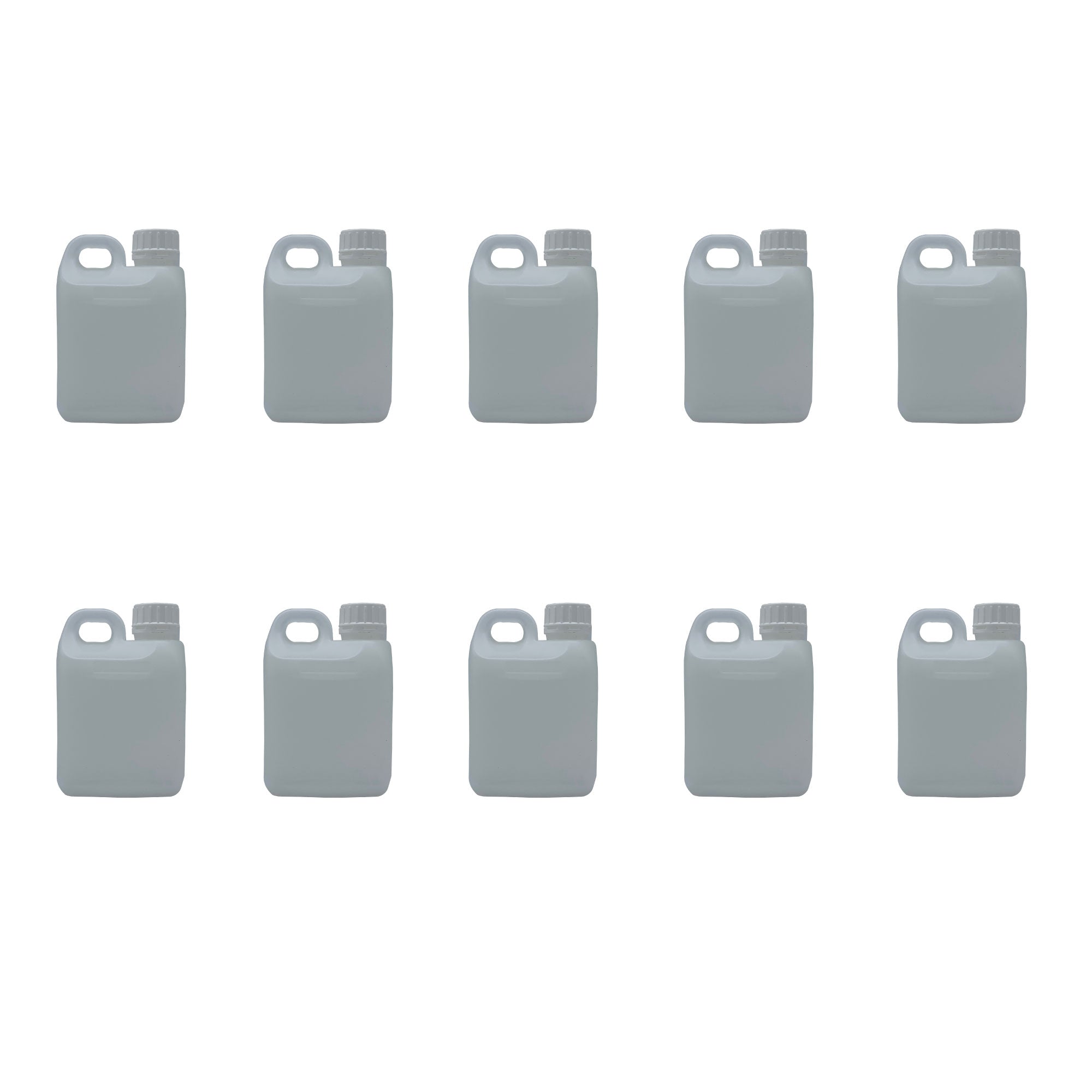 V238-SUPDZ-33050558234704-202505231325-00 10x 1L Natural Bottle HDPE + TE Cap Jerry Can - Empty Plastic Chemical Food - Image 1