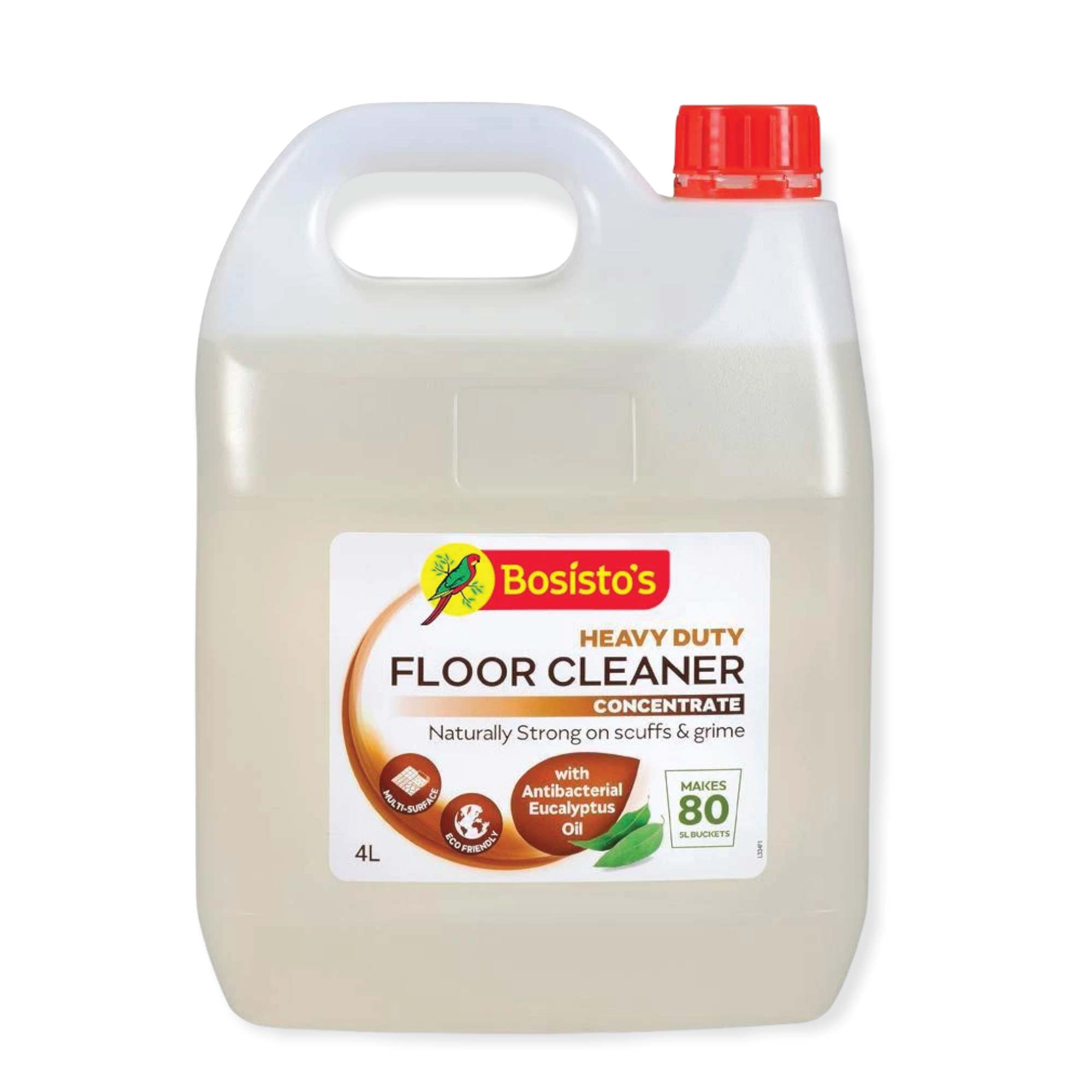 V238-SUPDZ-33147134378064-131267-00 4L Floor Cleaner Concentrate Bosistos Heavy Duty Surface Cleaning Eucalyptus Oil - Image 1