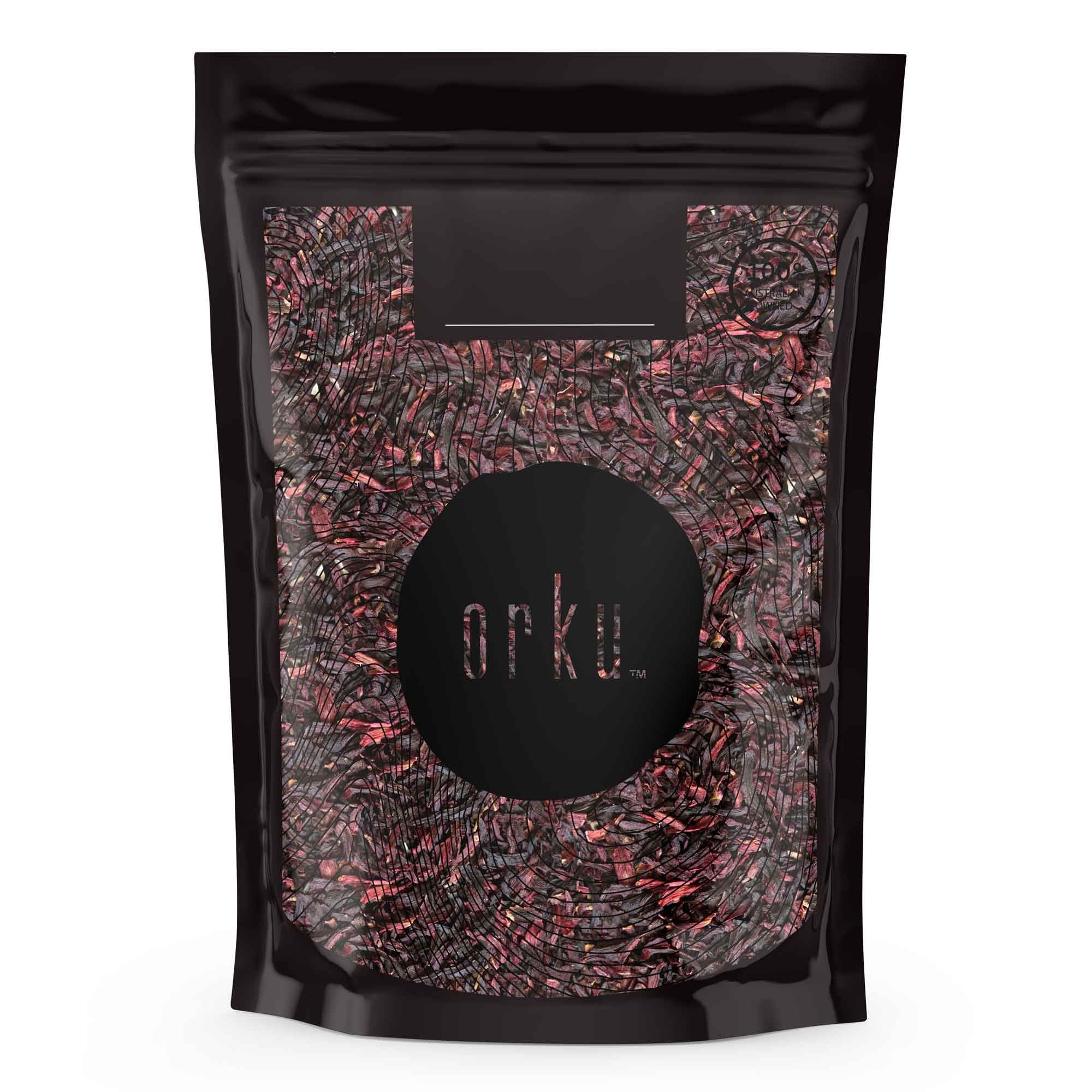 V238-SUPDZ-40319463129168-202505231200-00 50g Organic Hibiscus Rosella Flower Crushed - Dried Herbal Tea Supplement - Image 1