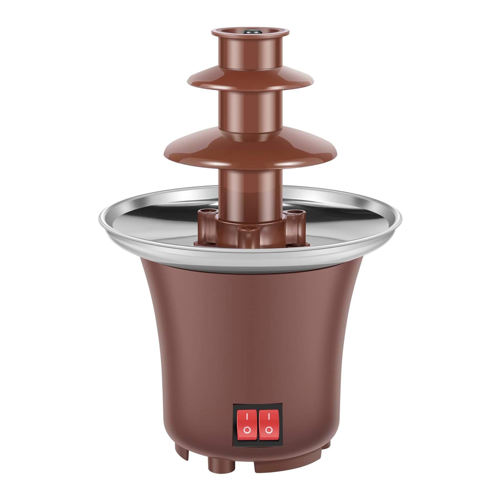 V238-SUPDZ-40902141542480-202505231834-00 Kitchee 3 Tier Mini Chocolate Fountain Fondue Electric Machine - Image 1