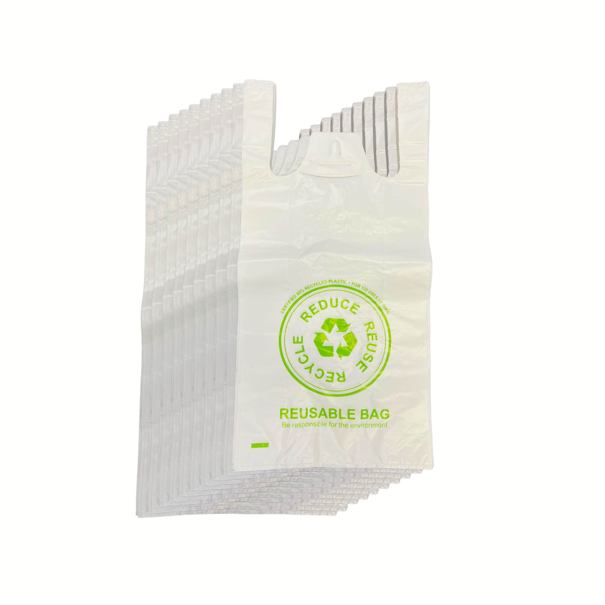 V238-SUPDZ-40992989347920-202509221322-00 100x Medium Reusable Plastic Singlet Shopping Bags - 80% Recycled 38UM Compliant - Image 1