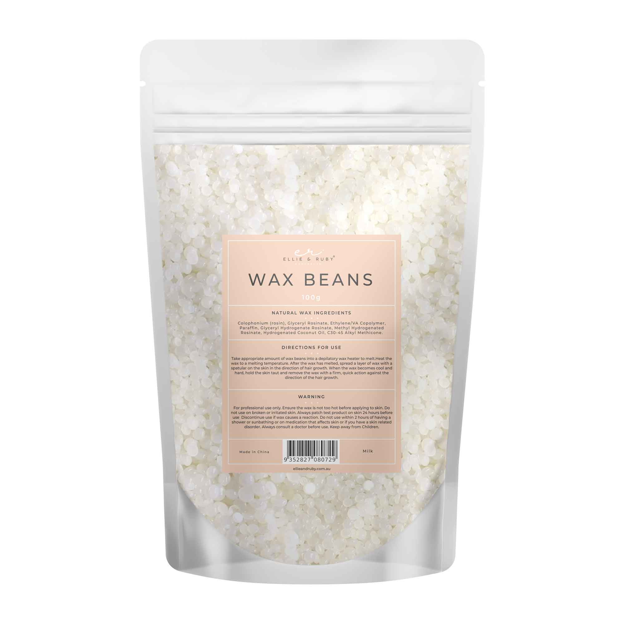 V238-SUPDZ-41044579254352-202509221322-00 100g Wax Beads Milk - Brazilian Waxing Beans - Stripless Bikini Hair Removal - Image 1