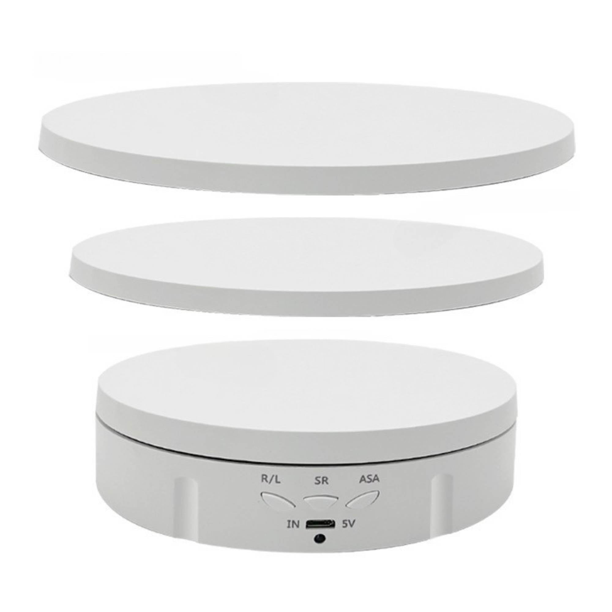 V238-SUPDZ-41119035555920-202507281326-00 Tooleroo Electric 360 Rotating Product Display Stand White for Merchandise Video - Image 1