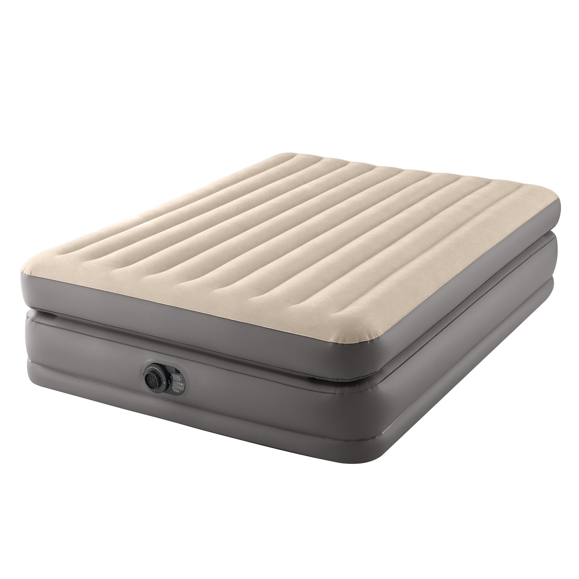 V240-64164NZ-217128-00 Intex Dura-Beam Plus Queen Prime Comfort Elevated Air Mattress - Image 1