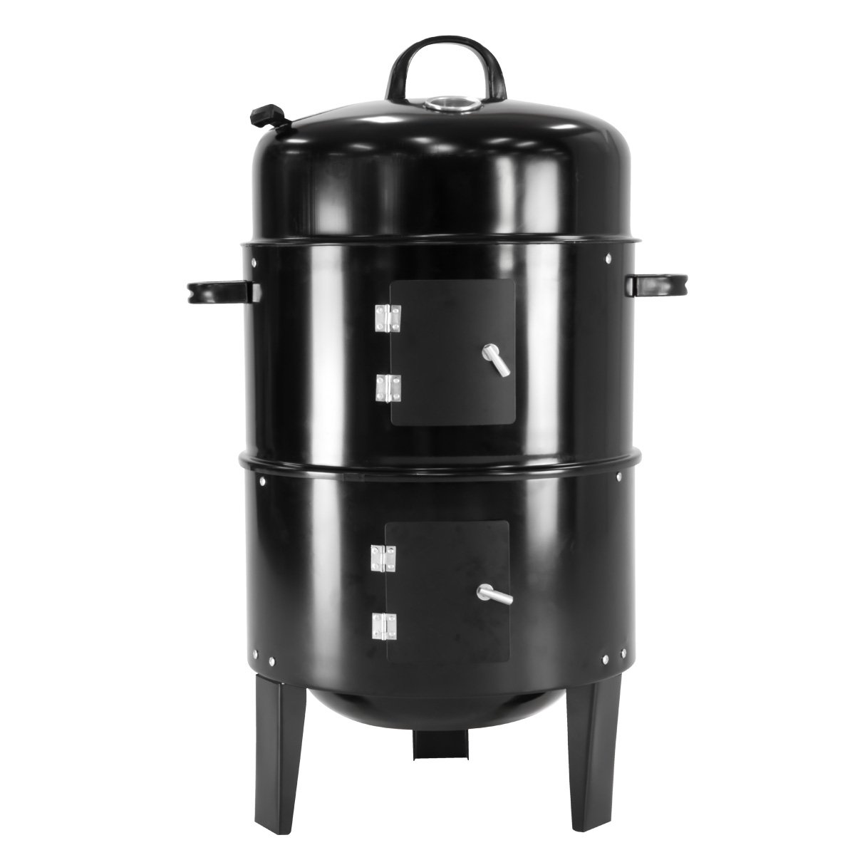 V240-BBQ-DS13-75209-00 Wallaroo 3-in-1 Charcoal BBQ Smoker - Image 1