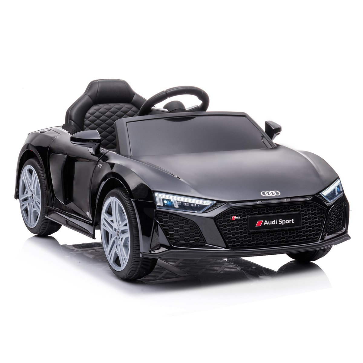 V240-CAR-SPT-BK-70535-00 Kahuna Audi Sport Licensed Kids Electric Ride On Car Remote Control - Black - Image 1