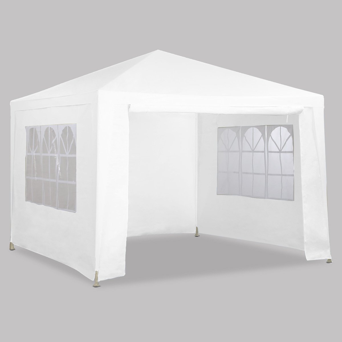 V240-GAZ-WED-3X3-WH-73592-00 Wallaroo 3x3m Outdoor Party Wedding Event Gazebo Tent - White - Image 1