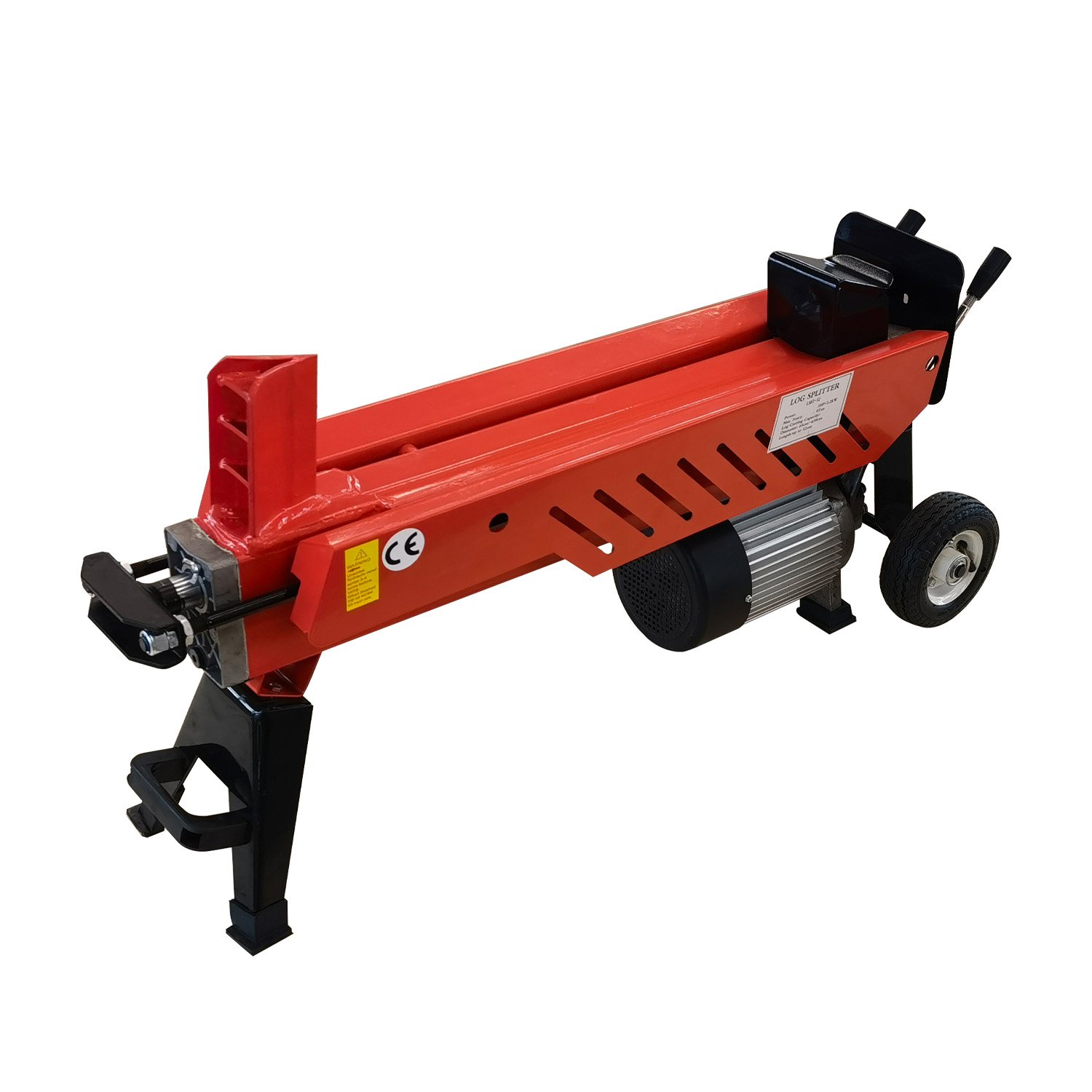 V240-LOG-ELE-XB-008-177509-00 Yukon 8 Ton 2.2kw Heavy-duty Electric Hydraulic Log Splitter - Image 1
