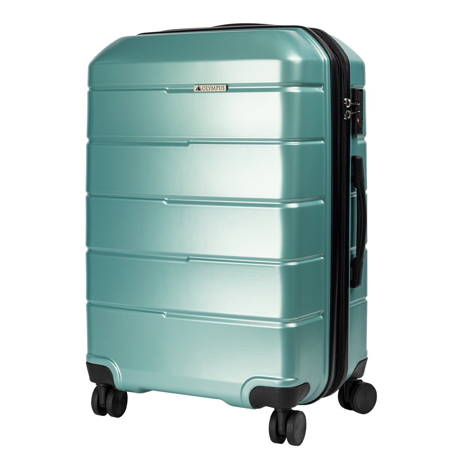 V240-LUG-03Q-24-OL-71647-00 Olympus Artemis 24in Hard Shell Suitcase ABS+PC Electric Teal - Image 1
