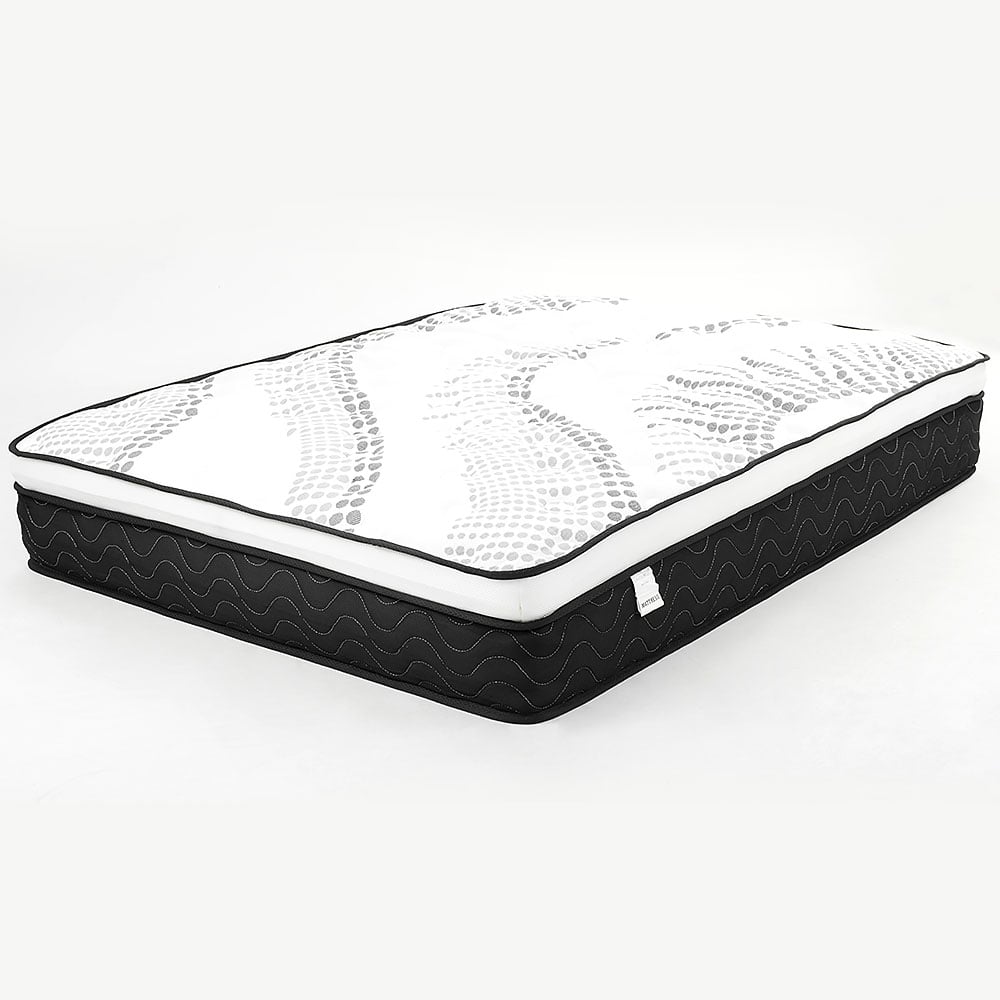 V240-MTS-T32-KNT-KN-68243-00 Laura Hill King Single Double Mattress Bed Size Euro Top 5 Zone Spring Foam 32cm - Image 1