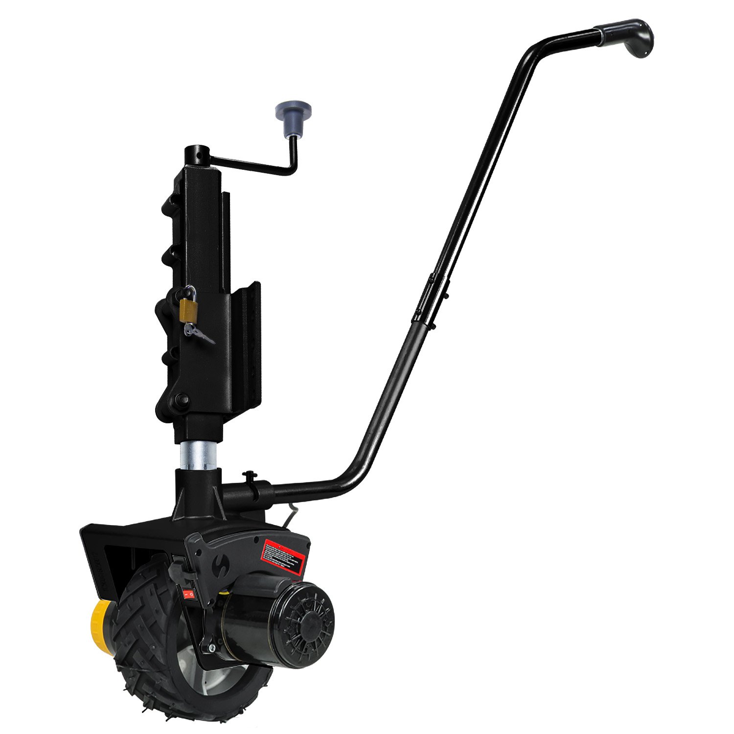 V240-NT0405-XG3-BK-183737-00 Mini Mover Gen3 12V 550W Electric Motorised Jockey Wheel - Black - Image 1