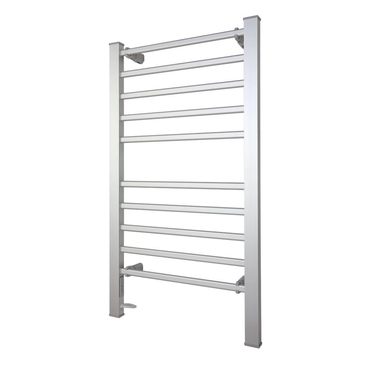 V240-PTR-EVA-160-TM-68278-00 Pronti Heated Towel Rack With Timer Wall-mounted Freestanding Electric 160 Watts - Image 1