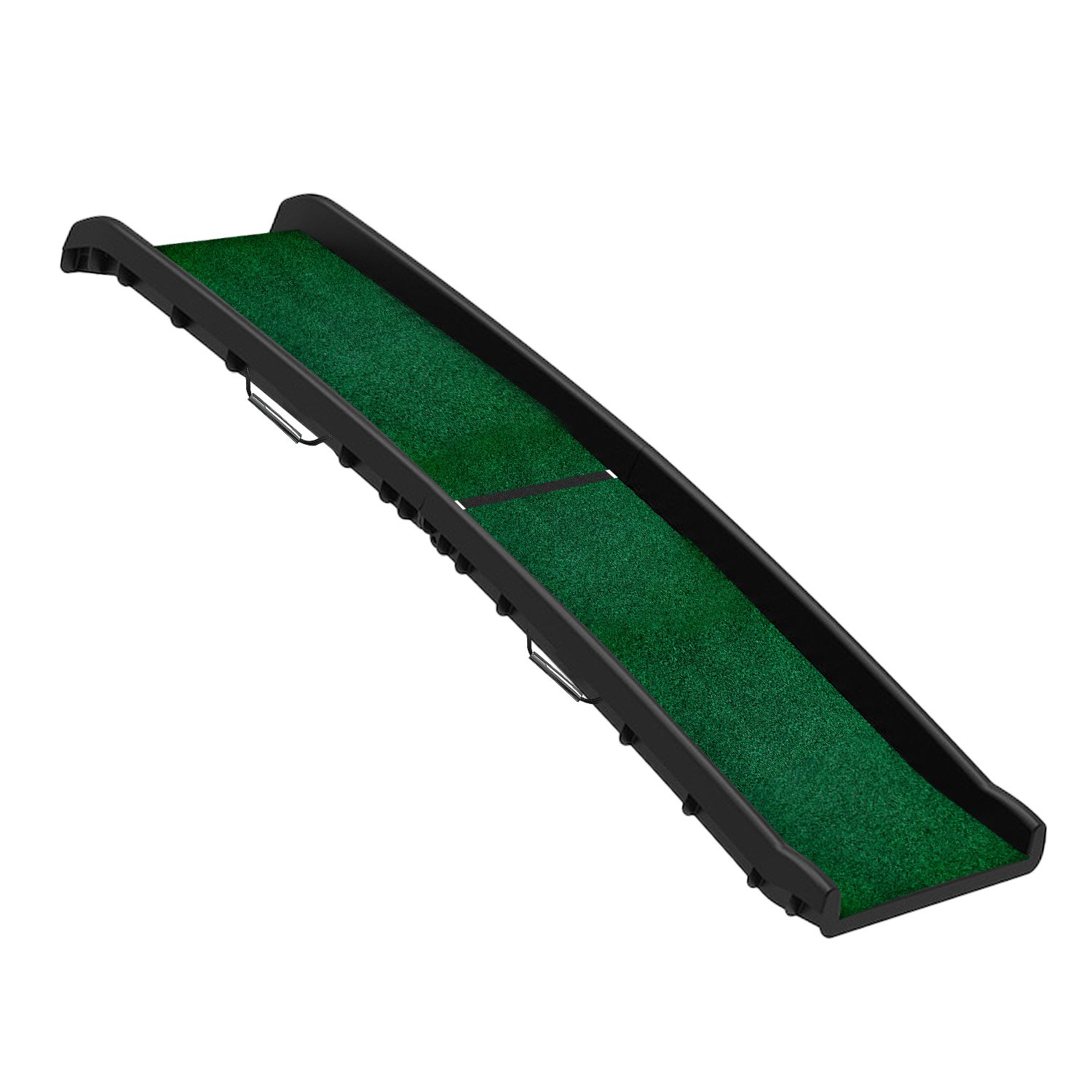 V240-PTS-EJE-DF-GRS-71113-00 Furtastic Foldable Dog Ramp with Poly-Grass Grip Surface Non-Slip UV Protection - Image 1