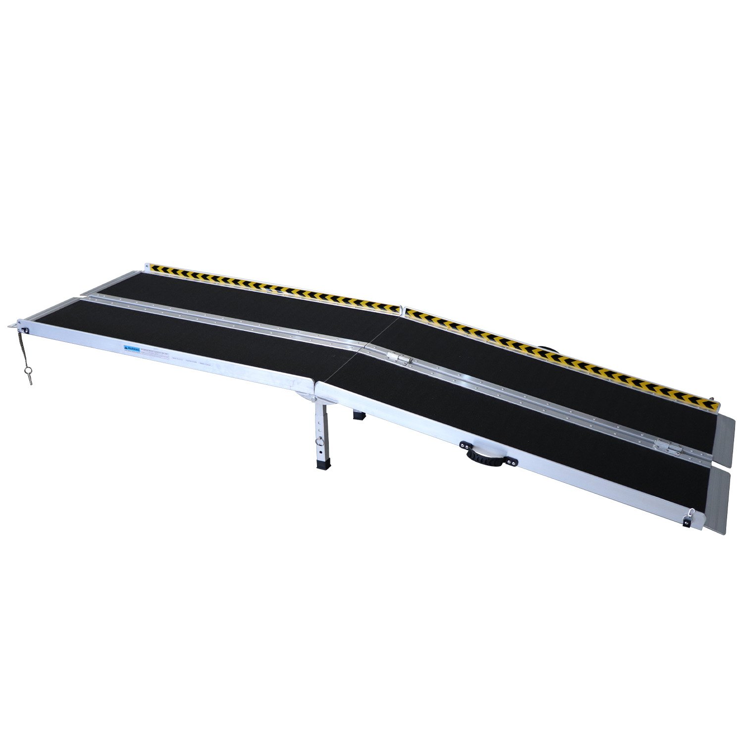 V240-RAM-WCR-R03-10F-167573-00 Kartrite Aluminium Wheelchair Ramp With Leg Support - 10ft - Image 1
