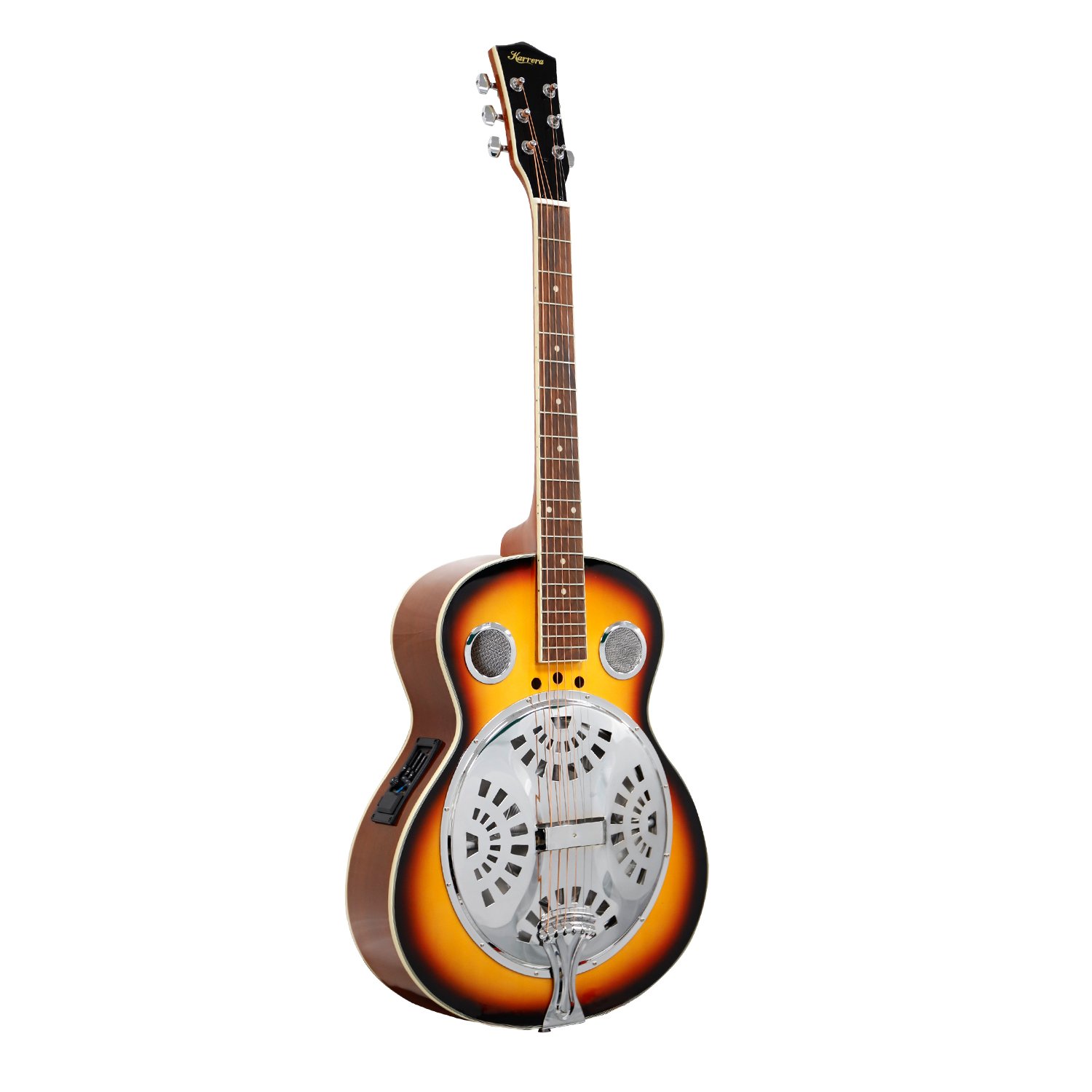 V240-RSN-NC40-SB-71747-00 Karrera 40in Resonator Guitar - Sunburst - Image 1