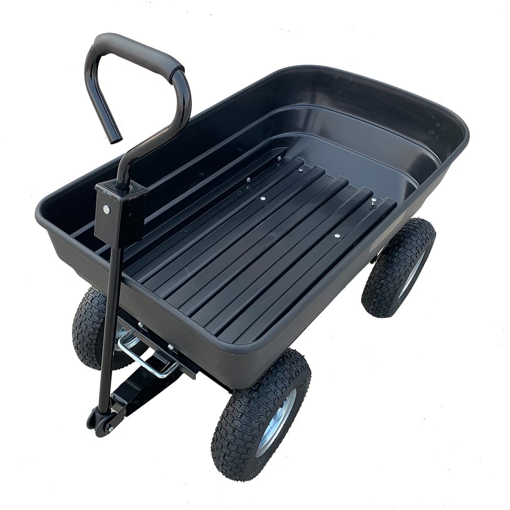 V240-TDC-W13-135-73557-00 Kartrite Garden Dump Cart Dumper Wagon Carrier Wheel Barrow 125L - Image 1