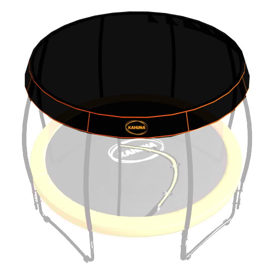 V240-TRA-ROF-12-75254-00 Kahuna 12ft-12 Pole Trampoline Roof Shade Cover - Image 1