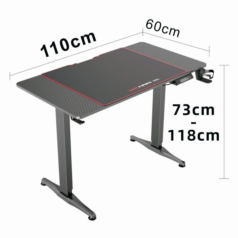 V255-GAMINGSD-1160-52261-00 Gaming Standing Desk Home Office Lift Electric Height Adjustable Sit To Stand Motorized Standing Desk 1160 - Image 1