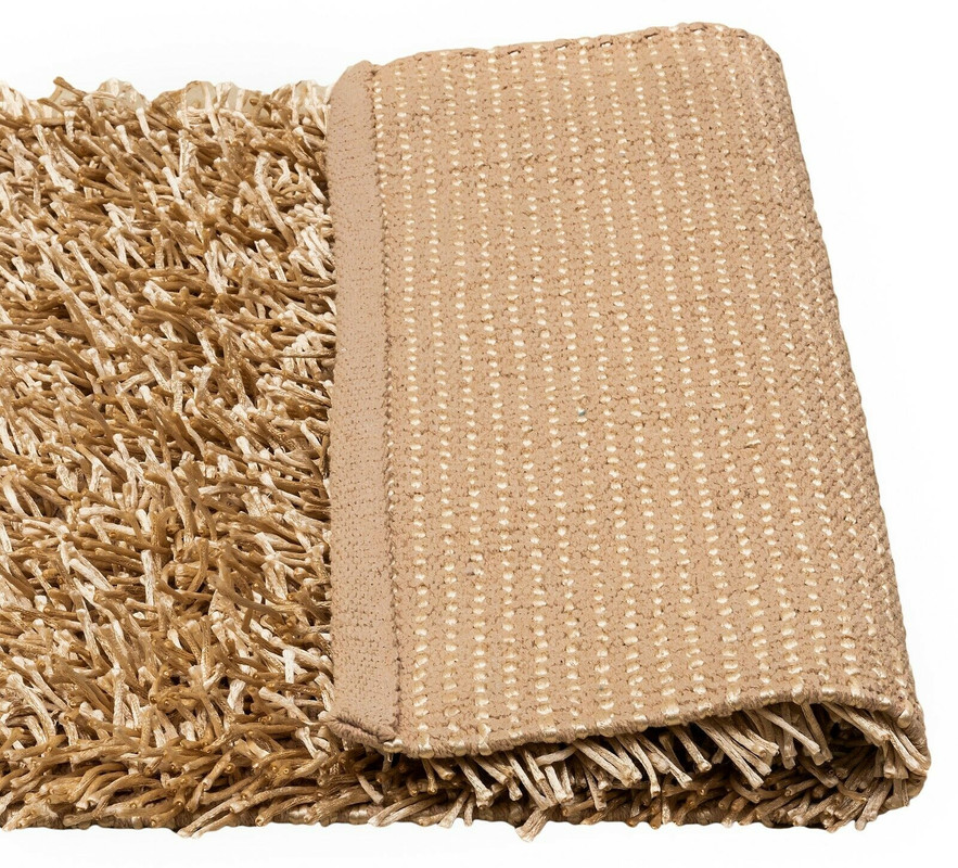 V262-CI_19_-3487C-s-l1600-2-00 Luxury High Pile Soft Non Slip Bathmat 50 x 80cm (Cream) - Image 1