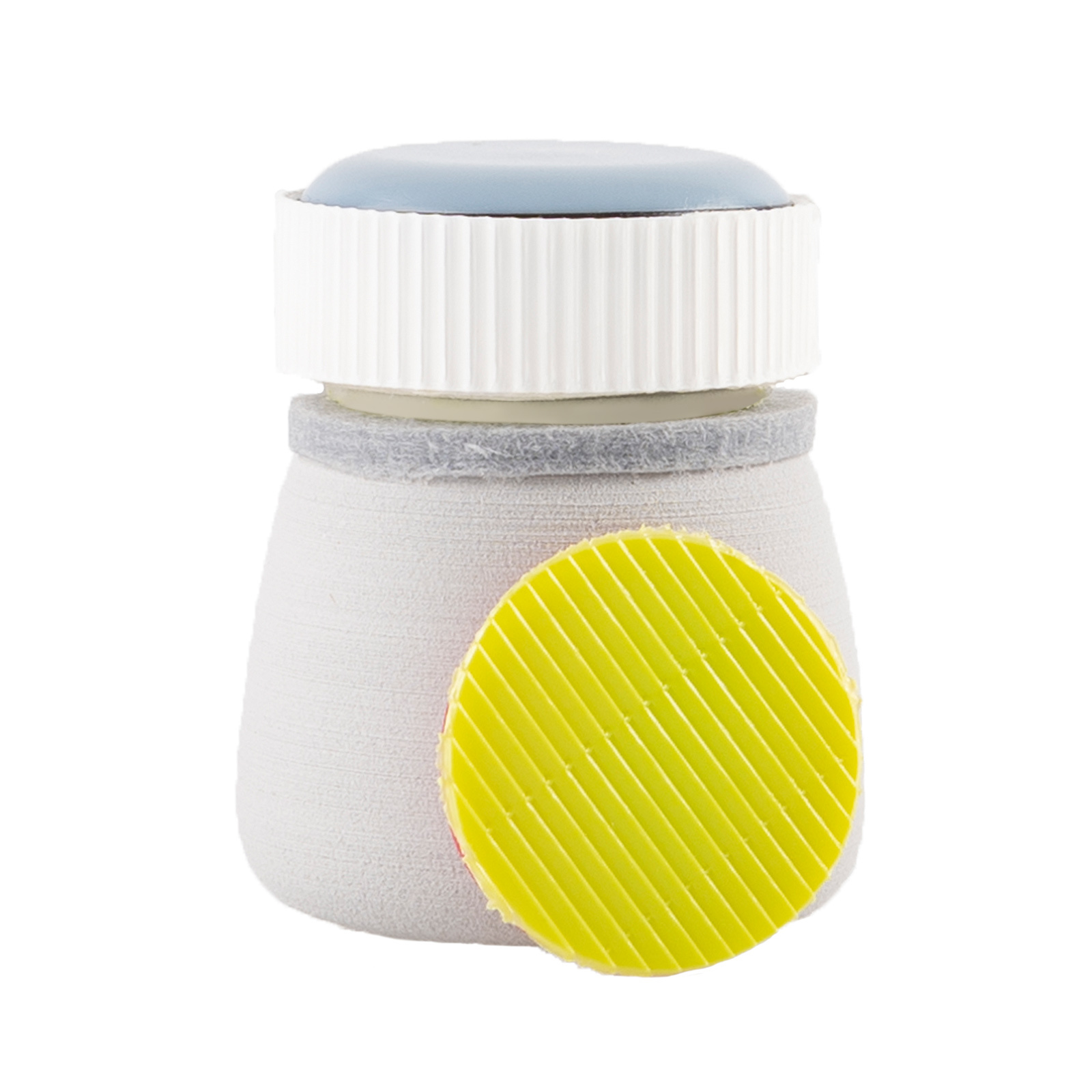 V274-AQ-MF-MAGMOSS-GY-141197-00 Fish Tank Corner Moss Magnet Scraper Glass Algae Cleaner Magnetic Scrubber GREY - Image 1