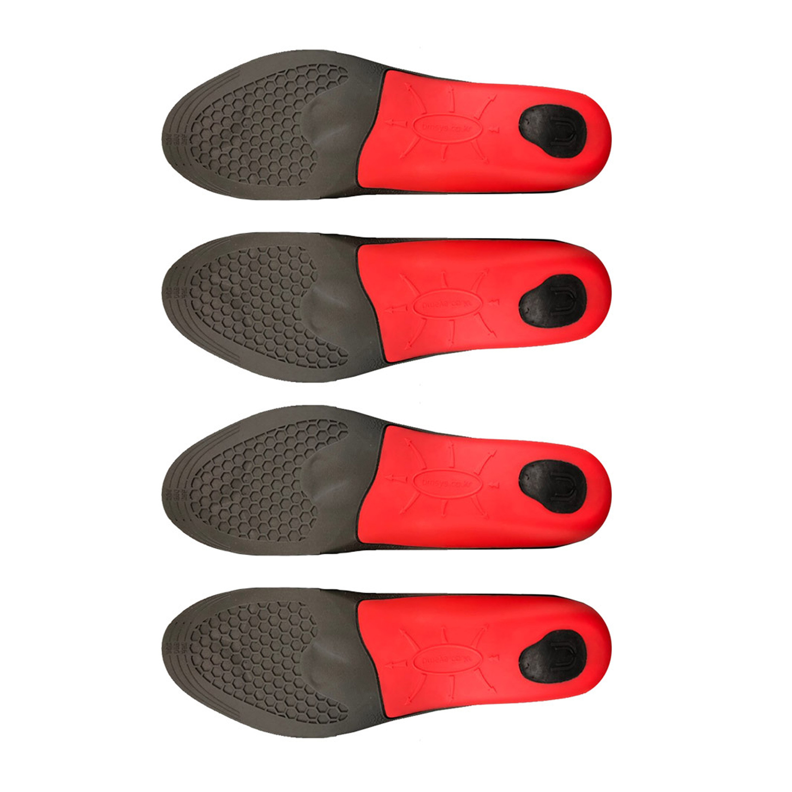 V274-GM-BI-INSOLE-FL-M2-52601-00 2X Pair Full Whole Insoles Shoe Inserts M Size Arch Support Foot Pads - Image 1