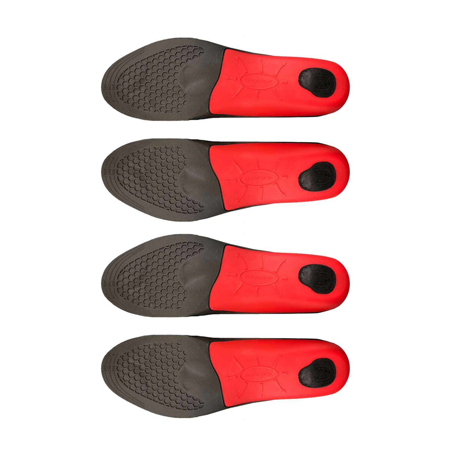 V274-GM-BI-INSOLE-FL-S2-52598-00 2X Pair Full Whole Insoles Shoe Inserts S Size Arch Support Foot Pads - Image 1