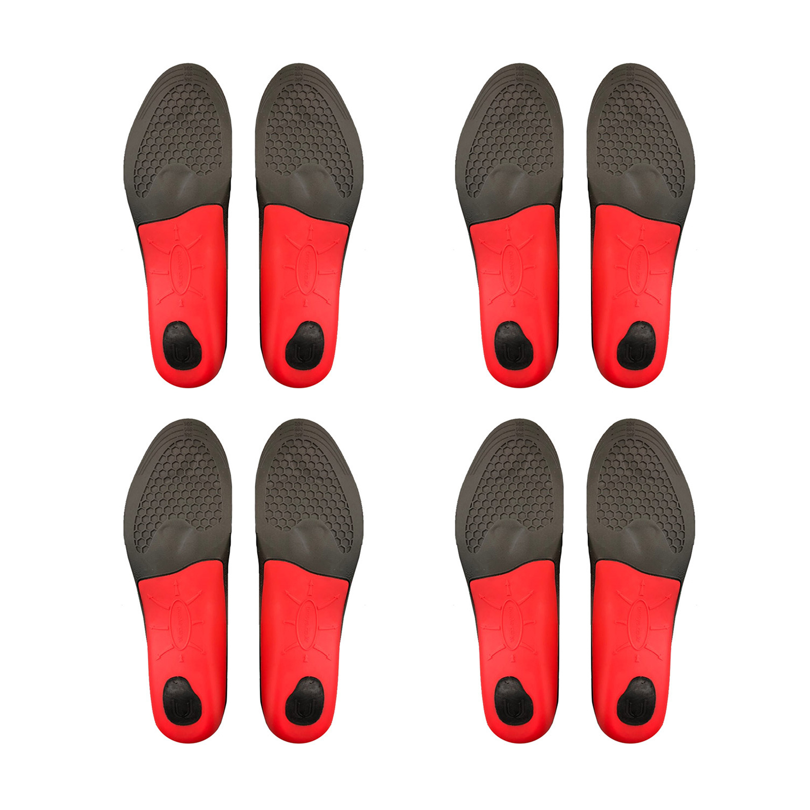 V274-GM-BI-INSOLE-FL-S4-52597-00 4X Pair Full Whole Insoles Shoe Inserts S Size Arch Support Foot Pads - Image 1