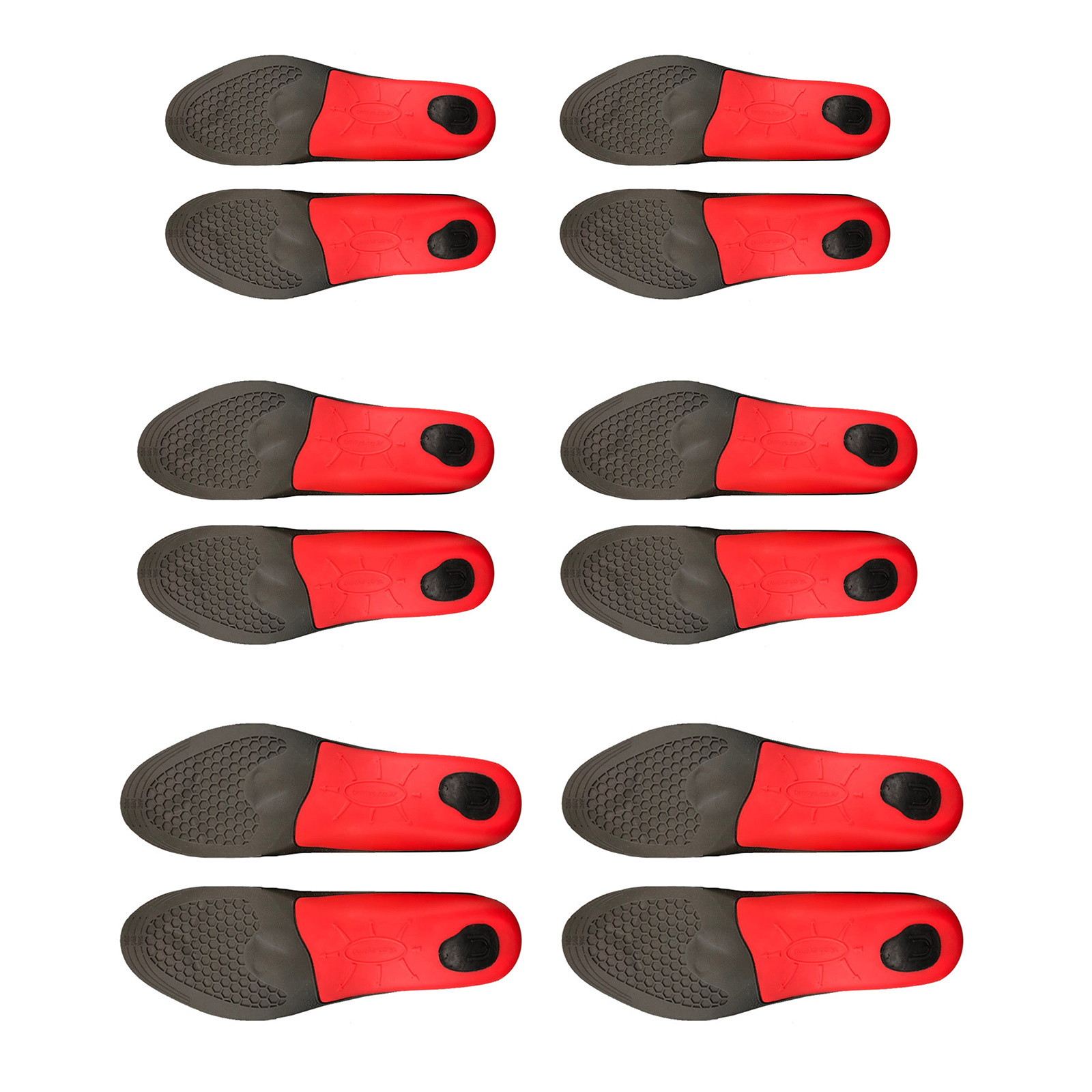 V274-GM-BI-INSOLE-FL-SML2-52595-00 2X Set Full Whole Insoles Shoe Inserts 3-Size Combo Arch Support Foot Pads - Image 1