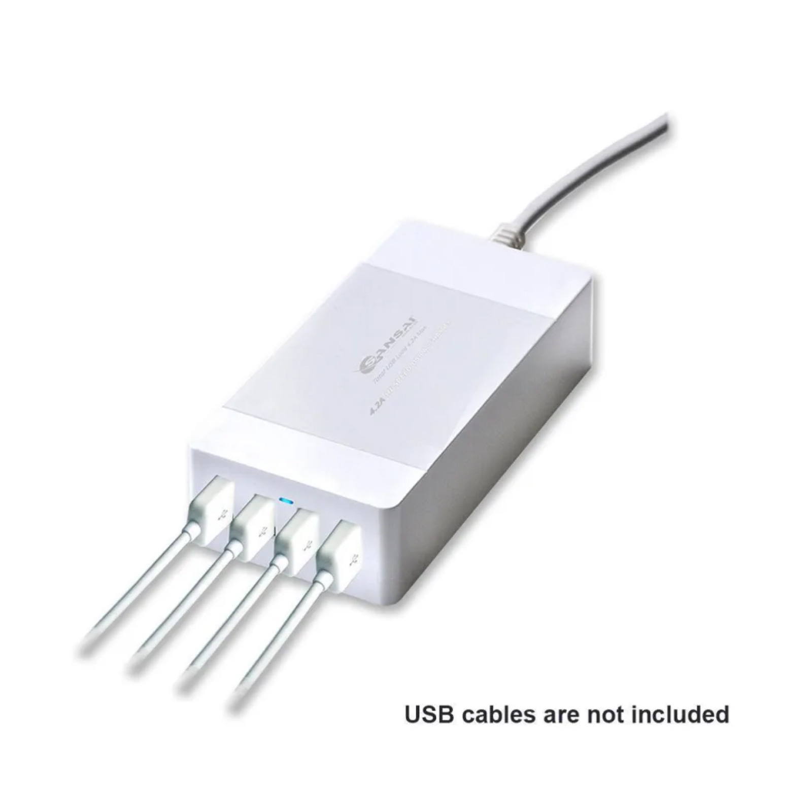 V274-HA-SS-PAD-4033AU-X2-141225-00 2X Sansai USB Charging 4.2A 4-Ports Station B - Image 1