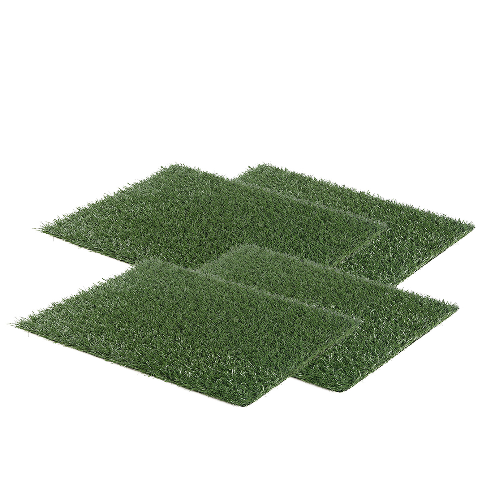 V274-PET-MAT-208A-X4-PET-MAT-208A-X4-00 4 Grass Mat 58.5cm x 46cm for Pet Dog Potty Tray Training Toilet - Image 1