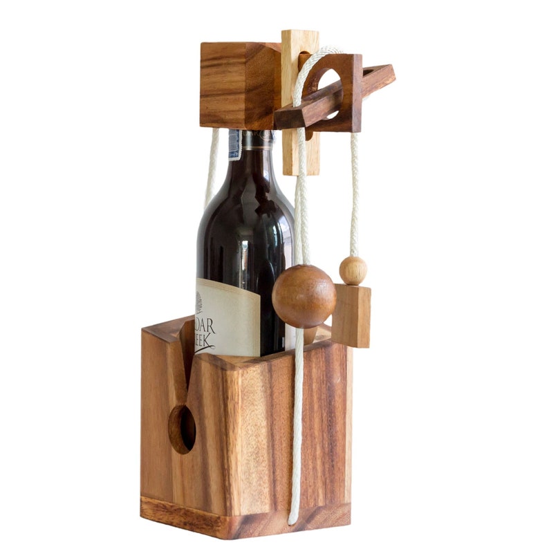 V277-TUKATAALCOLHOLLOCKTG6803-il_794xN.3996390191_6apg-00 Brainteaser wine bottle mystery lock puzzle- open the lock before you can have a drink! Great party gift - Image 1