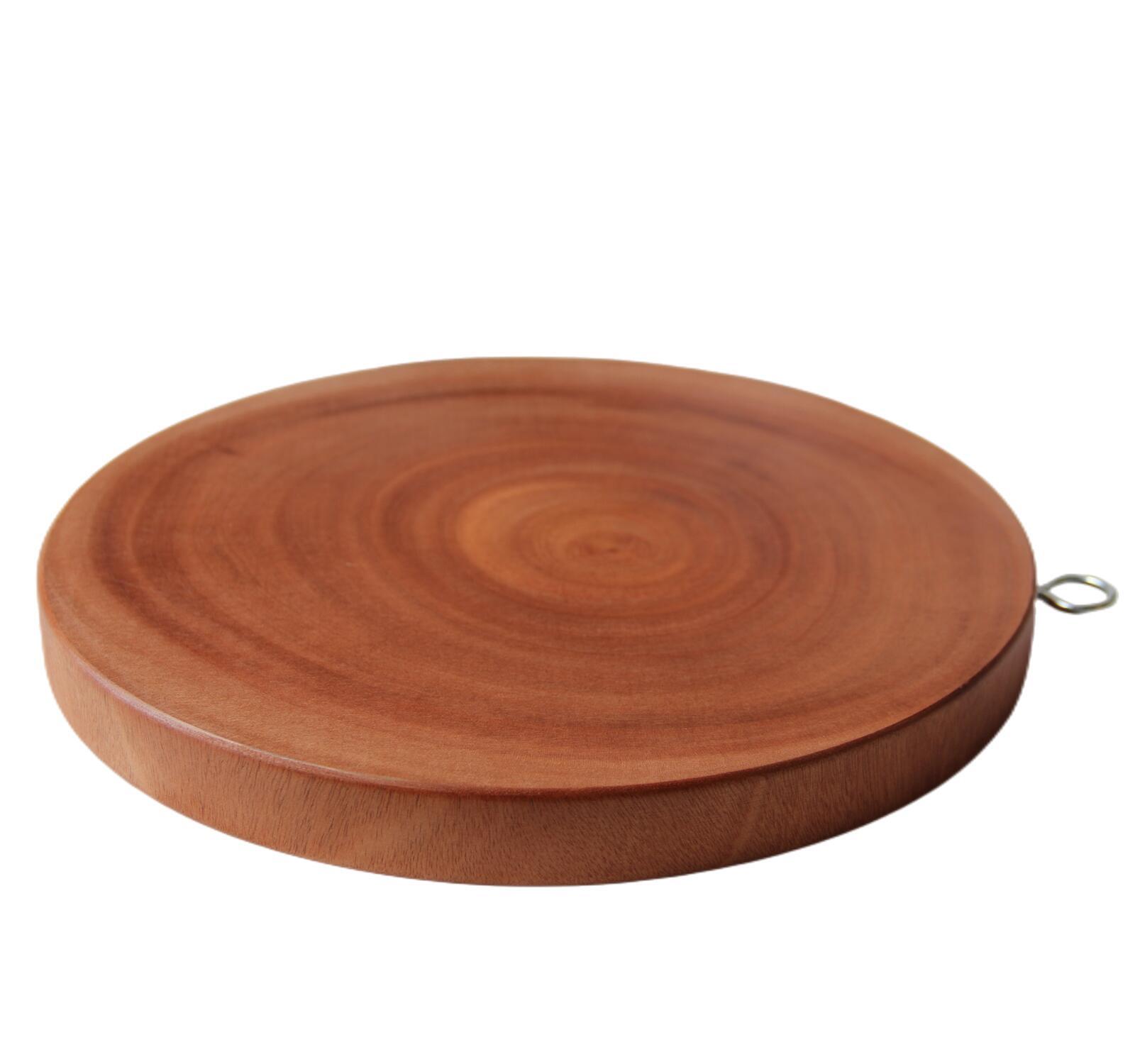 V278-1-X-UI-5527-S-BOARD-ROUND-65549-00 YES4HOMES S Natural Hardwood Hygienic Kitchen Cutting Wooden Chopping Board Round - Image 1