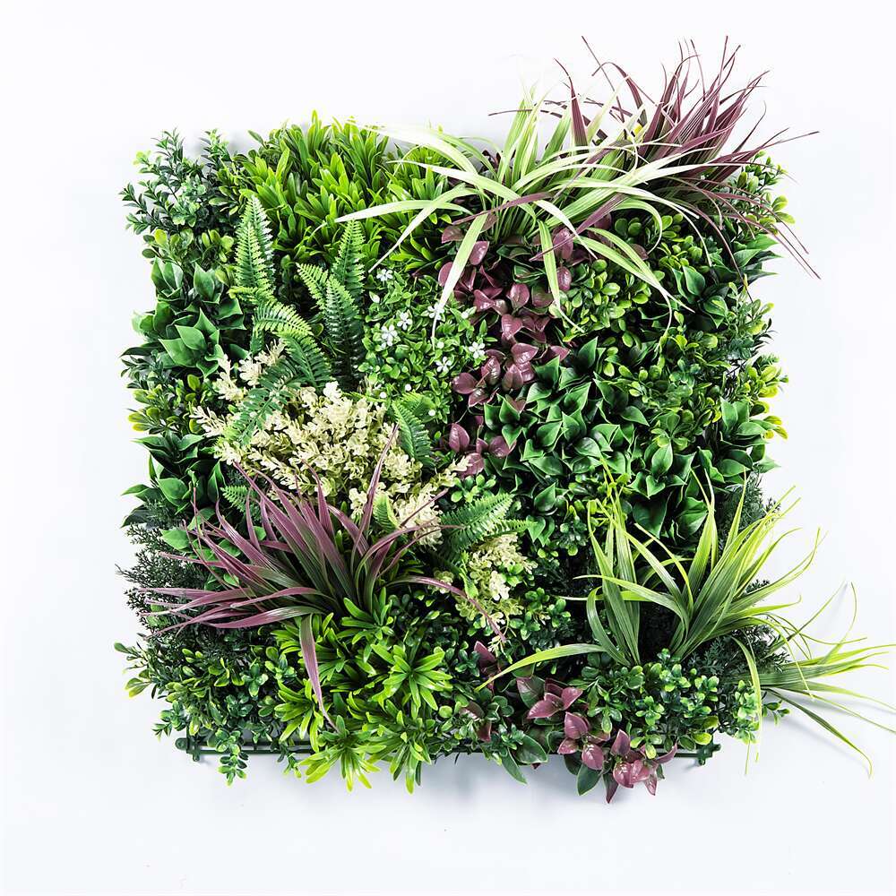 V278-12-X-CCGK002-A-THALLO-141997-00 YES4HOMES 12 Artificial Plant Wall Grass Panels Vertical Garden Foliage Tile Fence 50X50 CM - Image 1