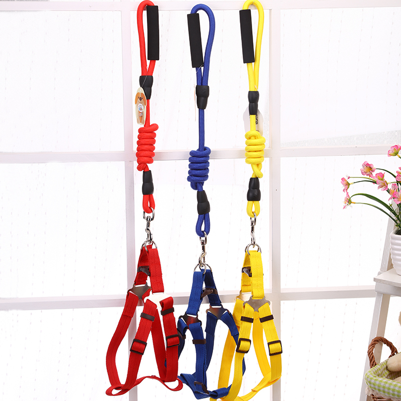 V278-2-X-PP-08808-89504-00 YES4PETS 2 X Medium Pet Dog Puppy Dog Harness Collar leash lead - Image 1