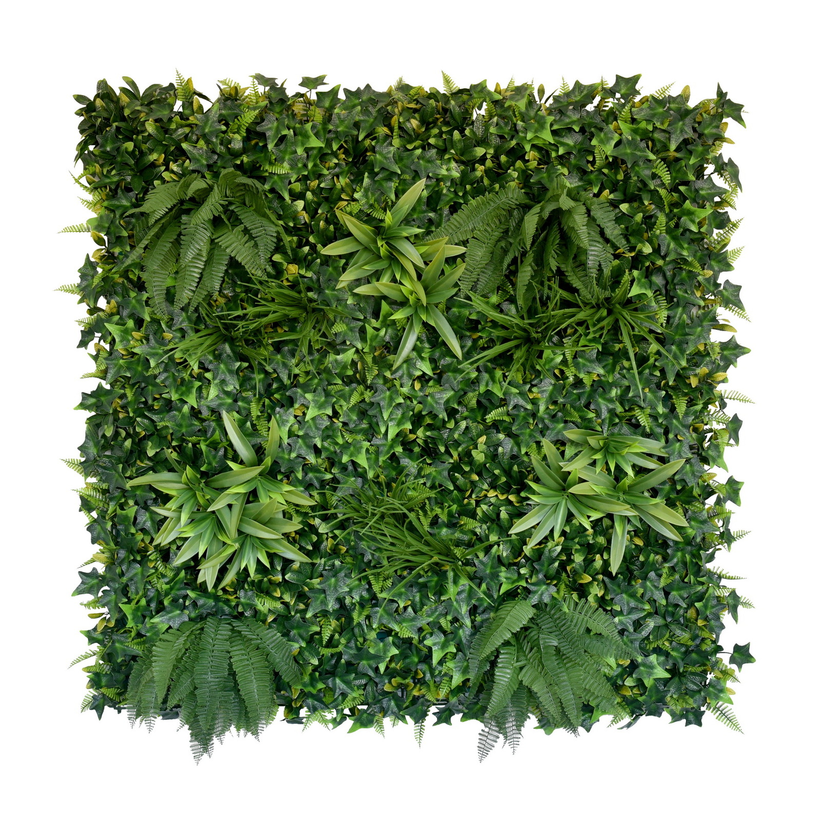 V278-5-X-CCGF077-BOTANICGARDEN-66908-00 YES4HOMES 5 SQM Artificial Plant Wall Décor Grass Panels Vertical Garden Foliage Tile Fence 1X1M - Image 1