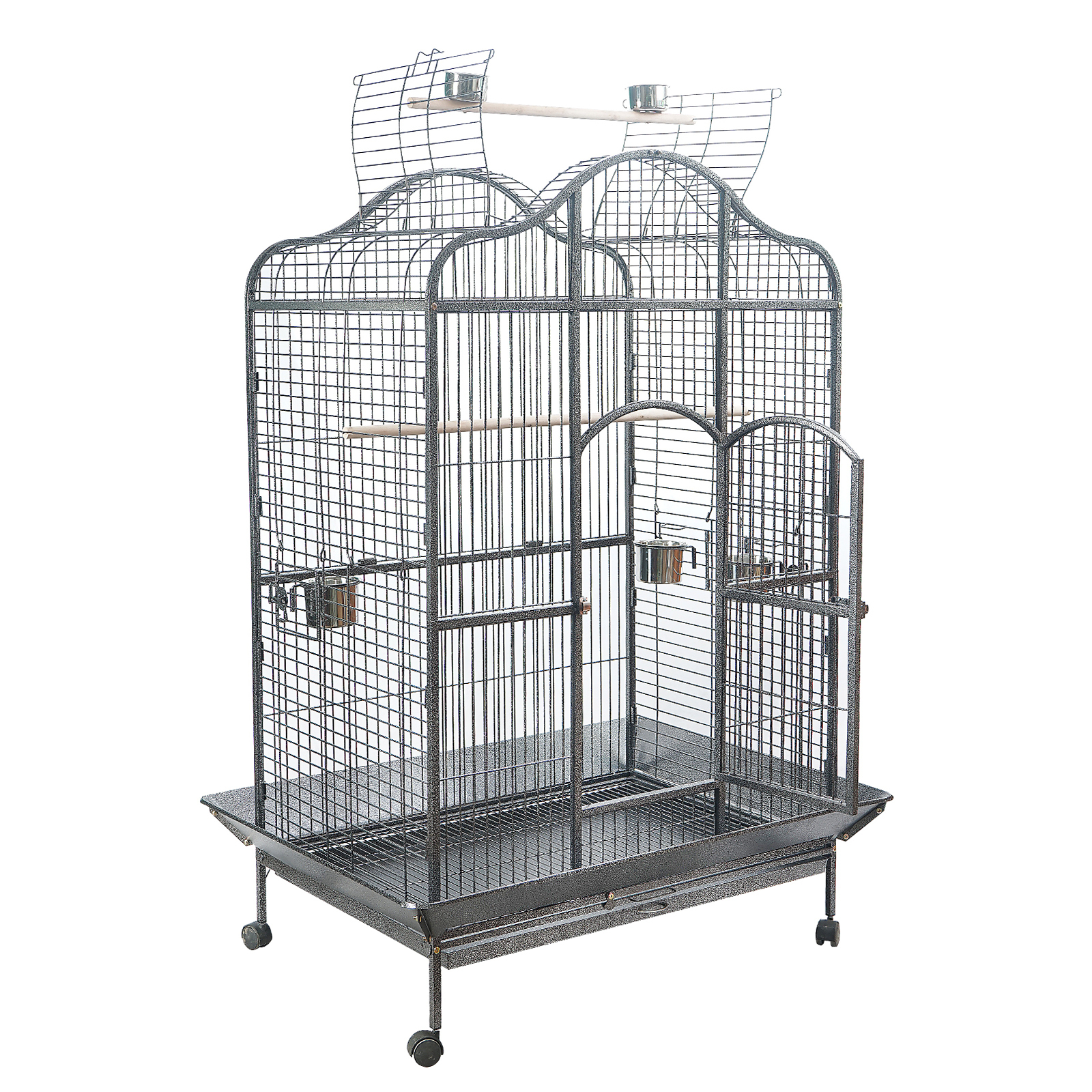 V278-B022F-AB-89517-00 YES4PETS XL Bird Cage Pet Parrot Aviary with Perch & Feeder - Image 1