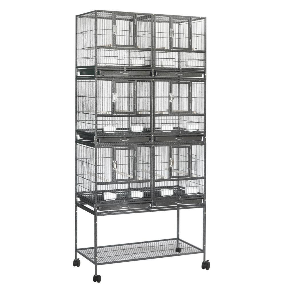 V278-B083-1-200431-00 YES4PETS 208cm XXL Stackers Breeding Bird Budgies Aviary Cage - Image 1