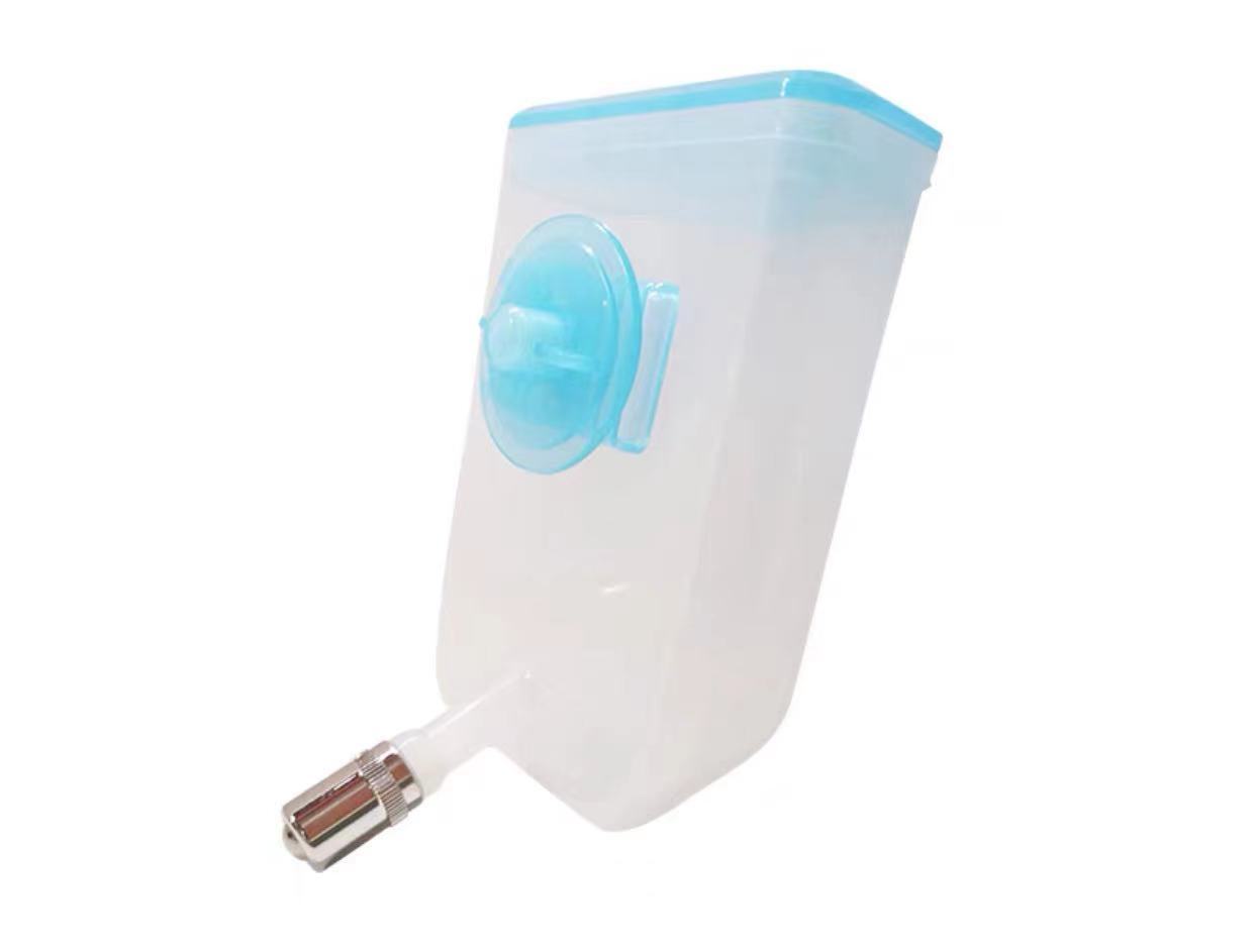 V278-BP289-PET-BOTTLE-BLUE-65267-00 YES4PETS Pet Hanging Water Bottle No Drip Water Dispenser Rabbit Dog Cat Drinking Bottle-Blue - Image 1