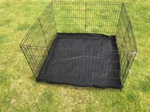 V278-PL30-8-W-CANVAS-FLOOR-95211-00 YES4PETS 30' Dog Rabbit Playpen Exercise Puppy Enclosure Fence With Canvas Floor - Image 1