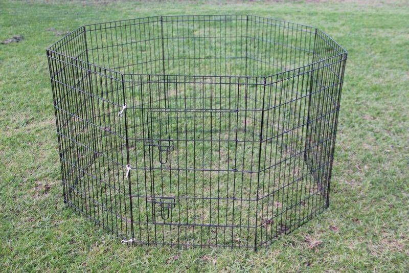 V278-PL42-89132-00 YES4PETS 42' Dog Rabbit Playpen Exercise Puppy Cat Enclosure Fence - Image 1