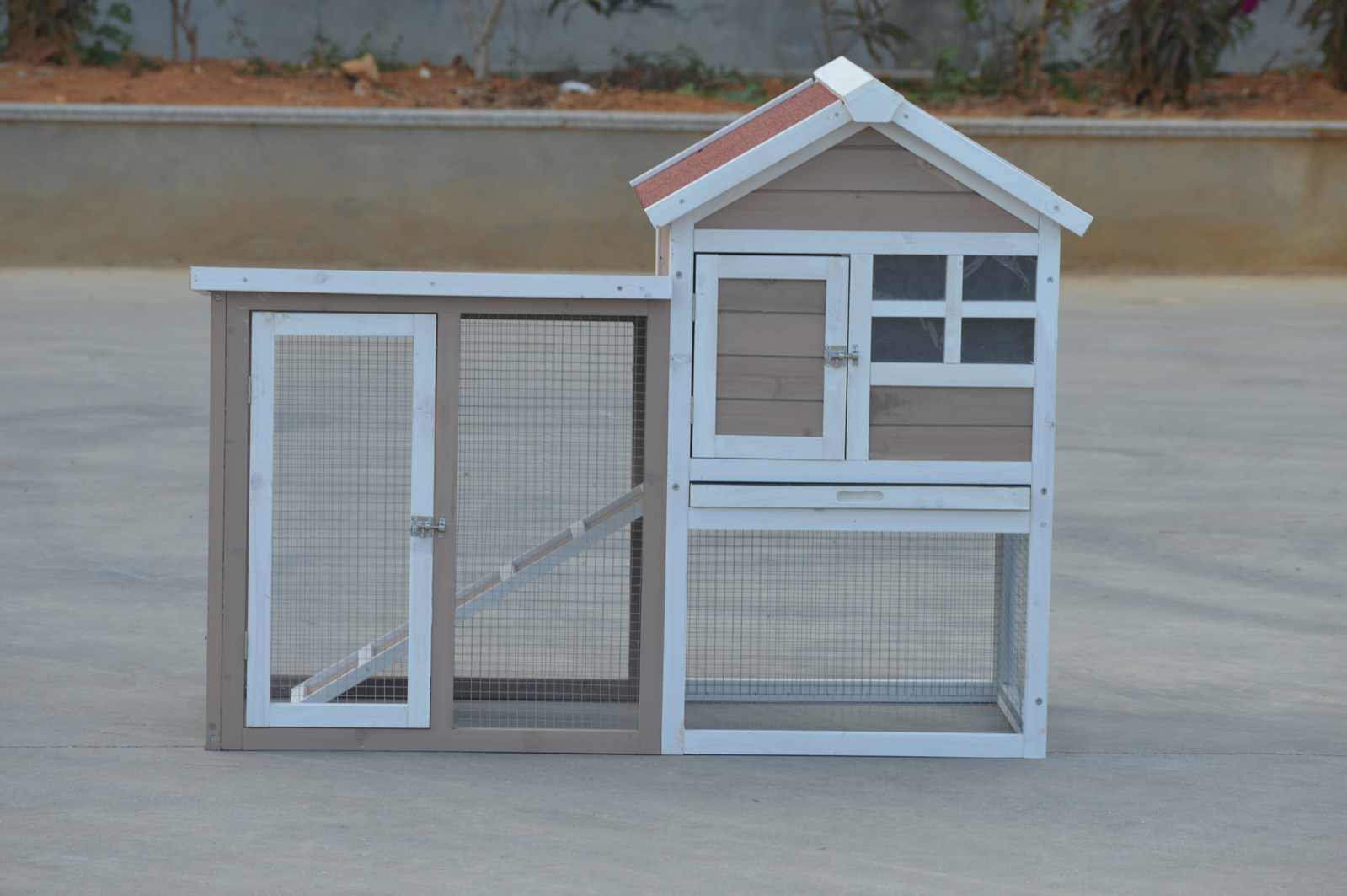 V278-RH318-67777-00 YES4PETS Rabbit Hutch Small Ferret Guinea Pig Cage Hen Chook Cat Kitten House - Image 1