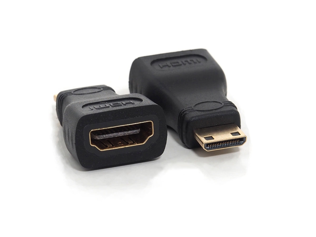 V28-ACBOXHADHFMINI-66519-00 Oxhorn HDMI Female to Mini HDMI Male Adapter - Image 1