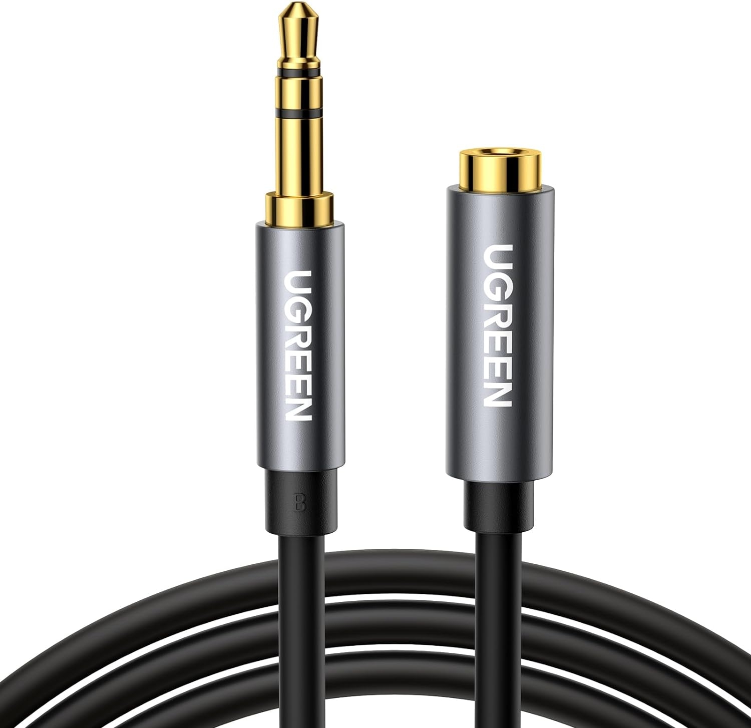 V28-ACBUGN10592-211294-00 UGREEN 10592 3.5mm Headphone Extension Cable 1m - Image 1