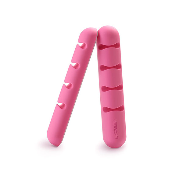 V28-ACBUGN30483-01_3_11 UGREEN Cable Organizer (2pcs/pack) - Pink (30483) - Image 1
