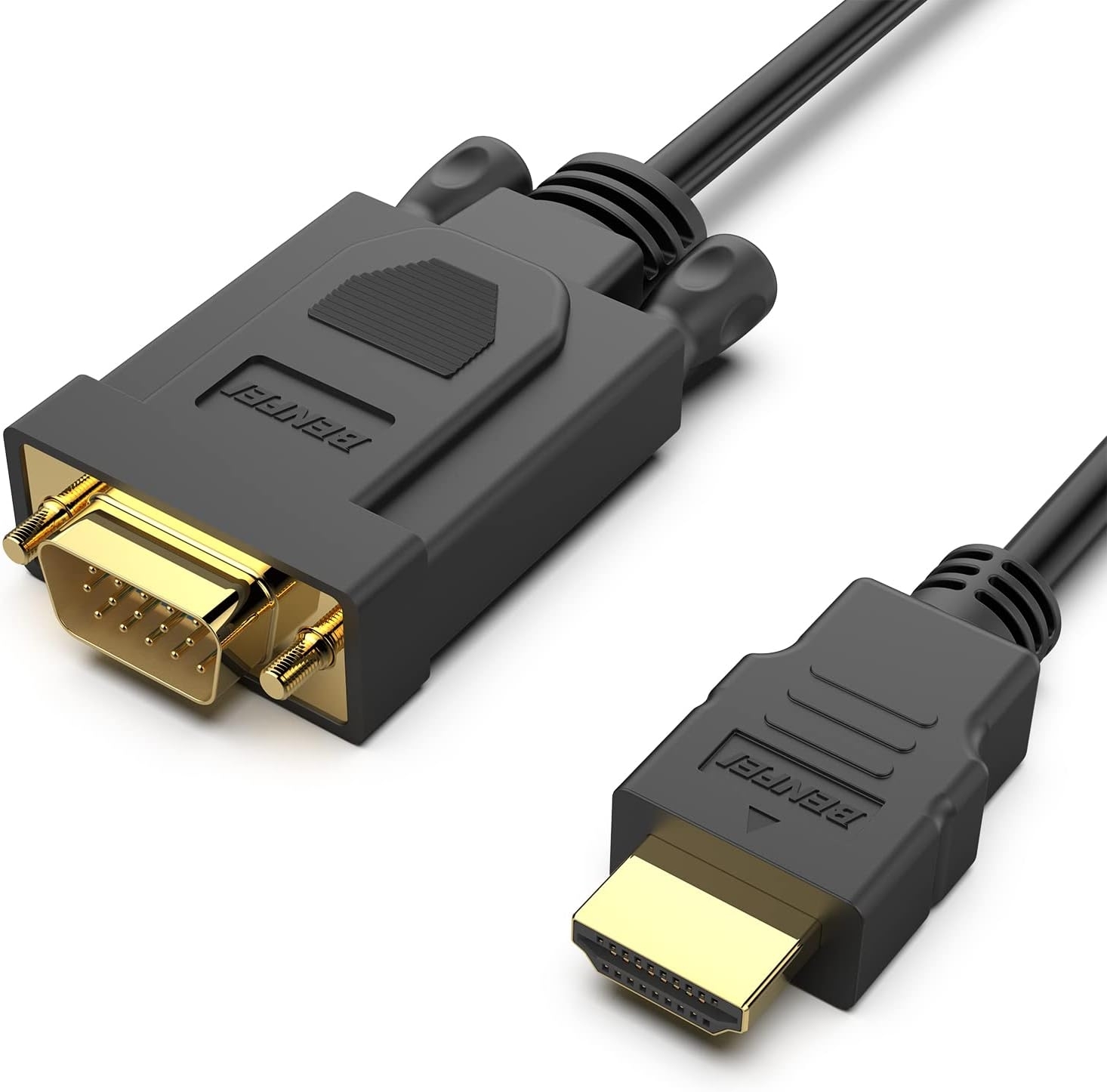 V28-ELEBEN181BK-202502281145-00 BENFEI HDMI to VGA Male to Male1.8M Cable - Image 1