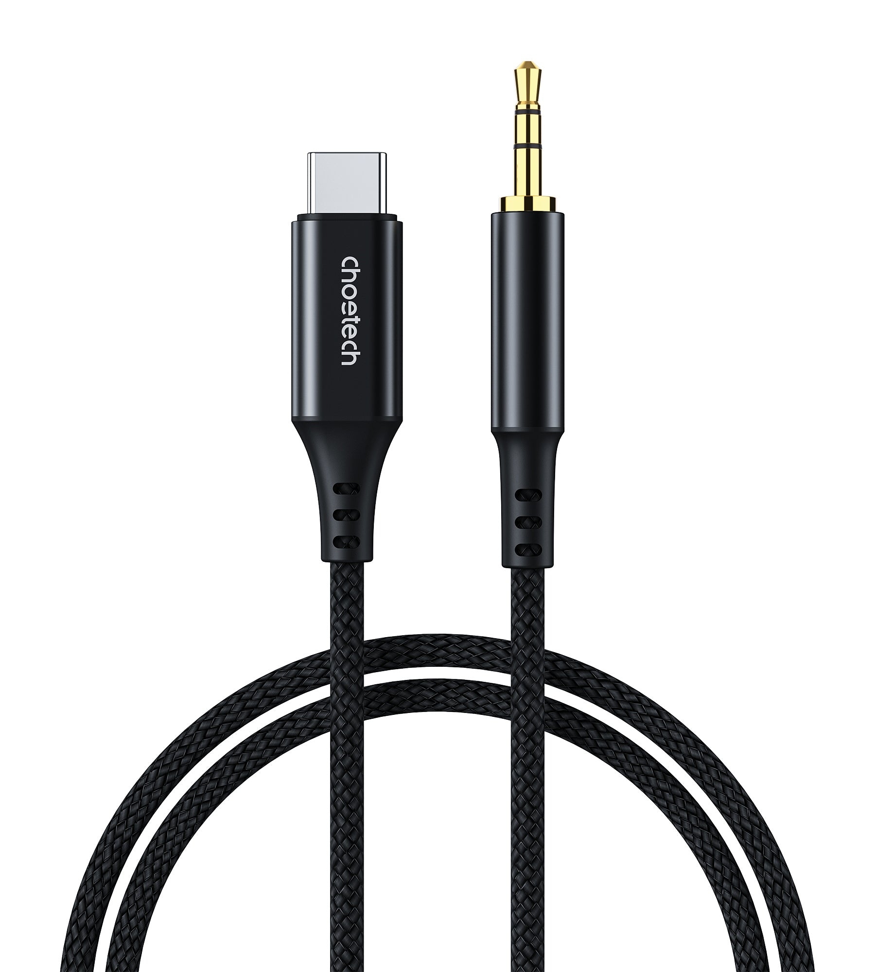 V28-ELECHOAUX006-69538-00 CHOETECH AUX006 Type-C To 3.5mm Audio Cable 1M - Image 1